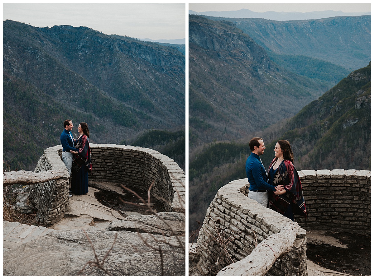 Wedding Anniversary Photos, Wiseman's View, North Carolina Photography