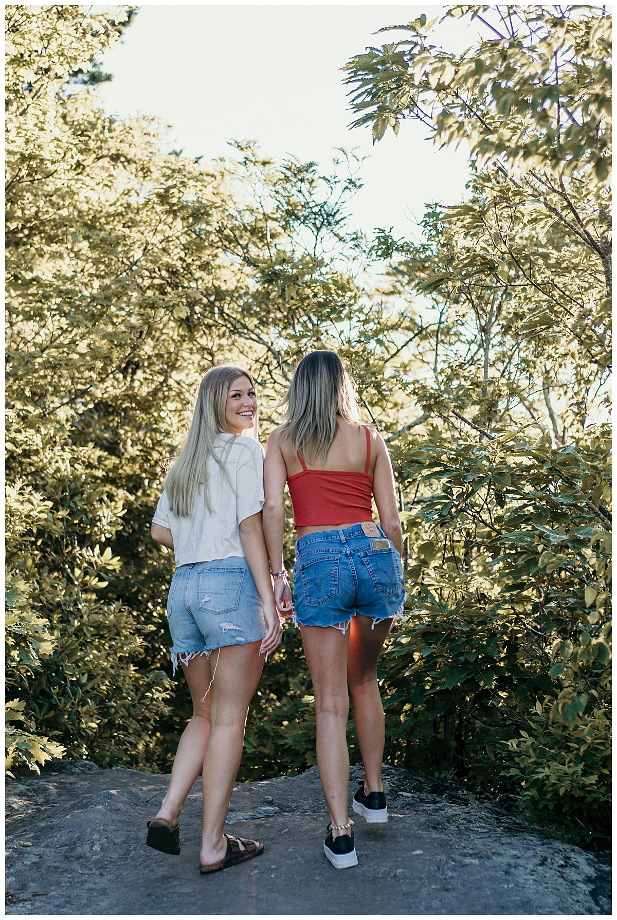 Beacon Heights, NC, Senior session Best Friends