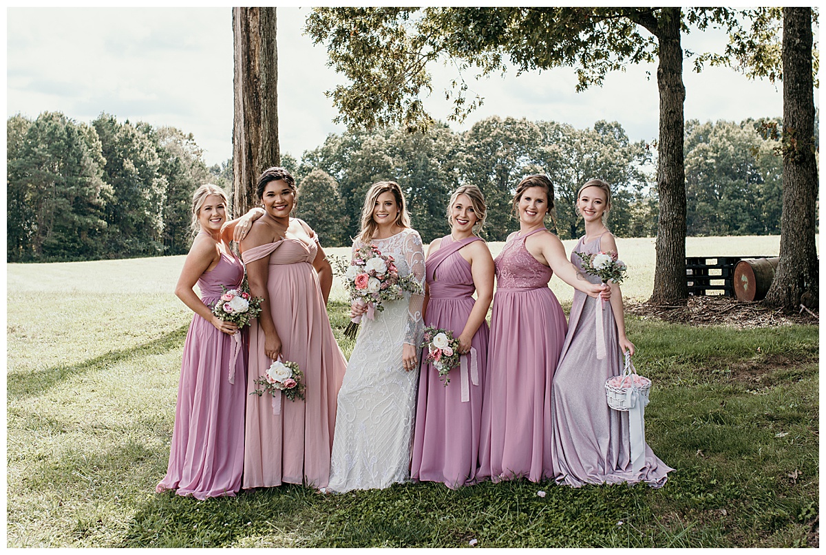 Bridesmaids, NC Wedding Photographer at The Emerald Hill