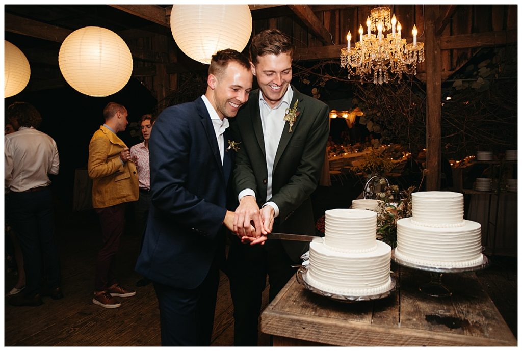 LGBTQ Wedding Cake Cutting