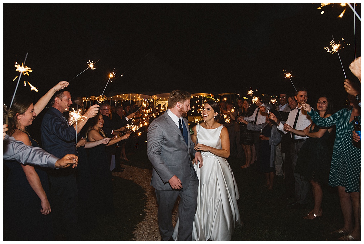 Wedding Sparkler Exit