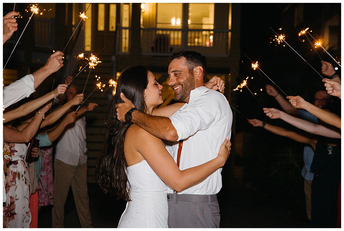 Sparkler Wedding Exit