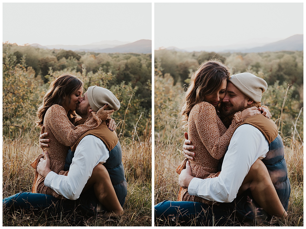 Blue Ridge Mountain Engagement Photos