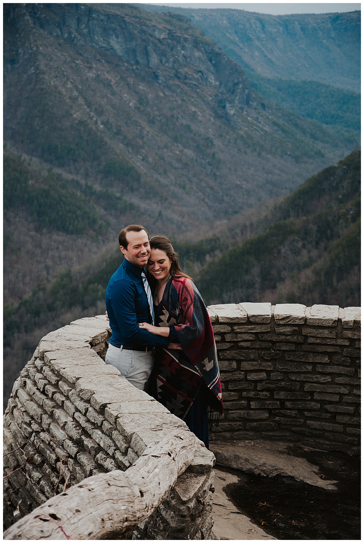 Wedding Anniversary Photos, Wiseman's View, North Carolina Photography