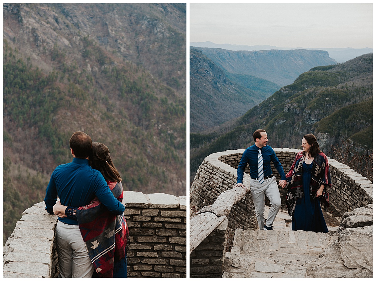 Wedding Anniversary Photos, Wiseman's View, North Carolina Photography