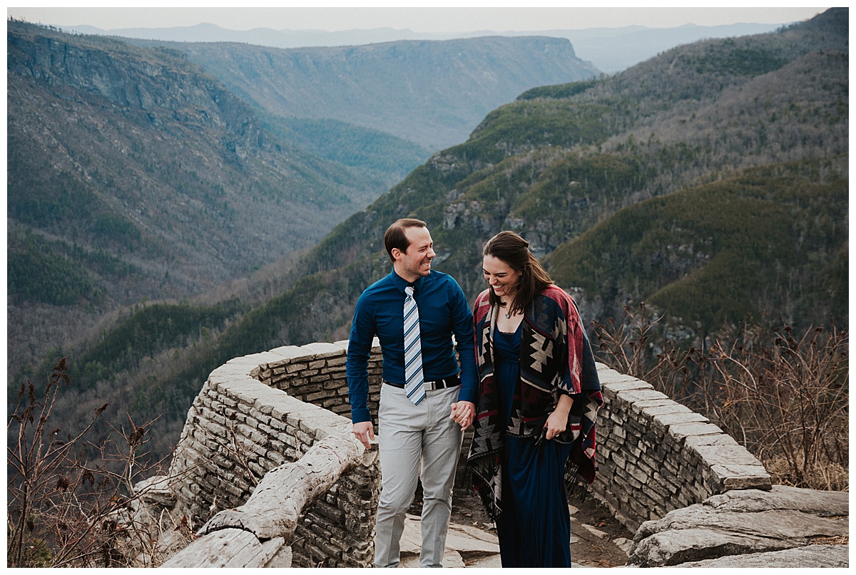 Wedding Anniversary Photos, Wiseman's View, North Carolina Photography