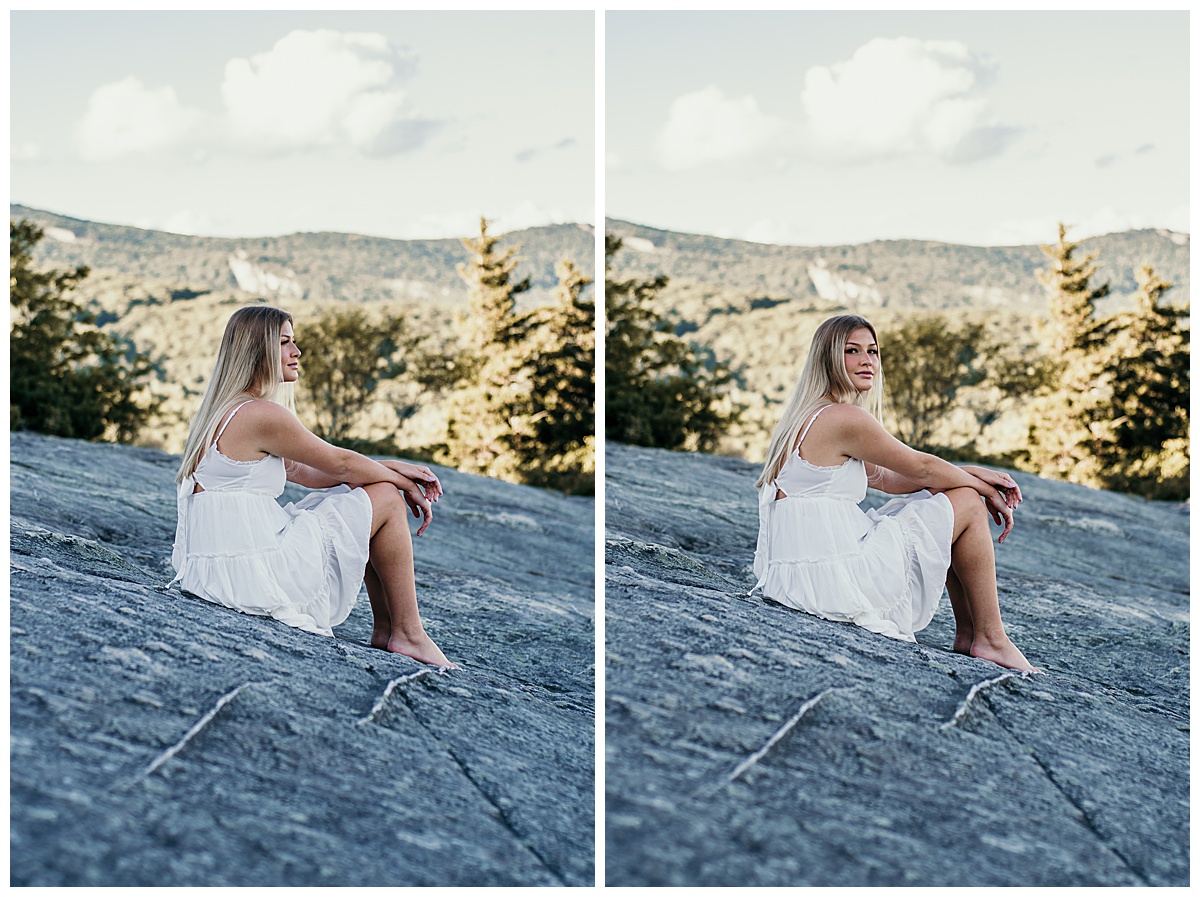 Adventure Senior Photos at the Blue Ridge Parkway