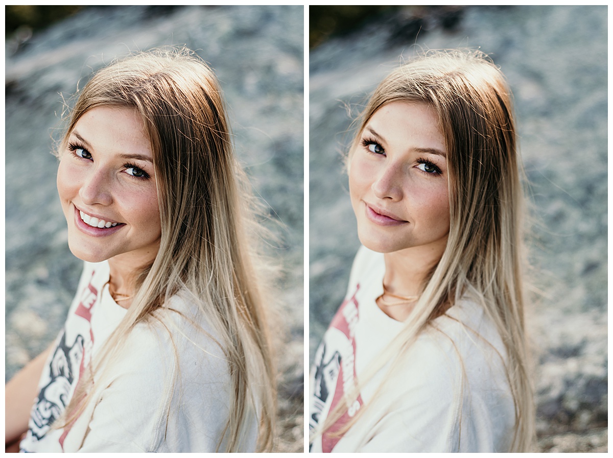 Adventure Senior Photos at the Blue Ridge Parkway