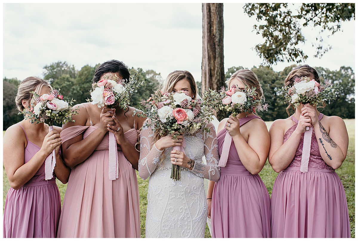 Bridesmaids, NC Wedding Photographer at The Emerald Hill