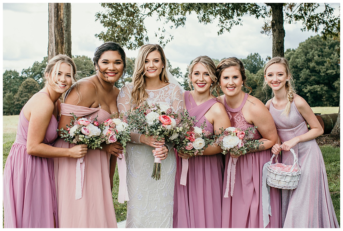 Bridesmaids, NC Wedding Photographer