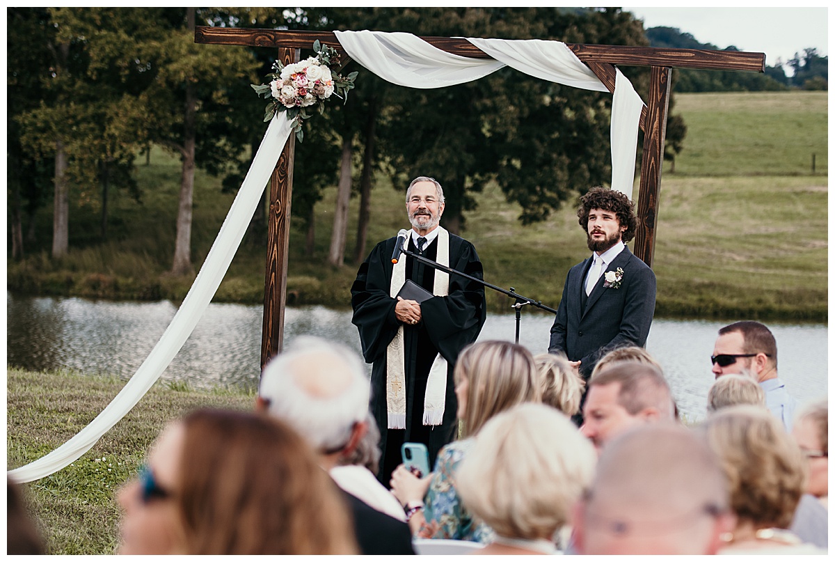 Ceremony at The Emerald Hill, NC Wedding Photographer