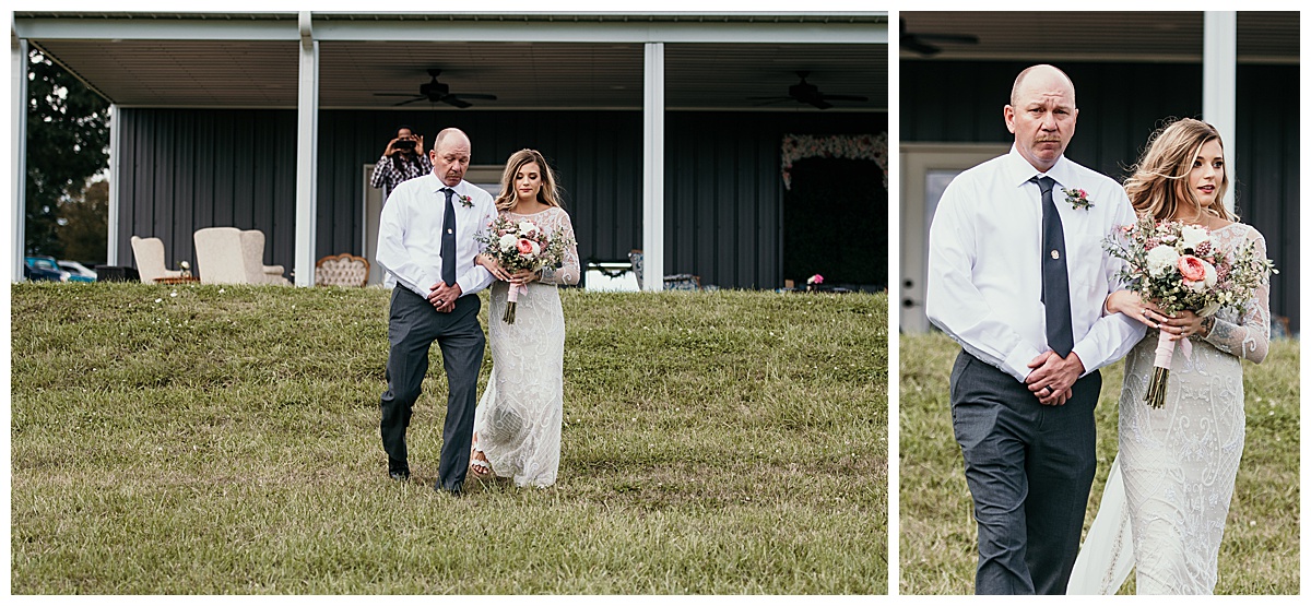 Ceremony at The Emerald Hill, NC Wedding Photographer