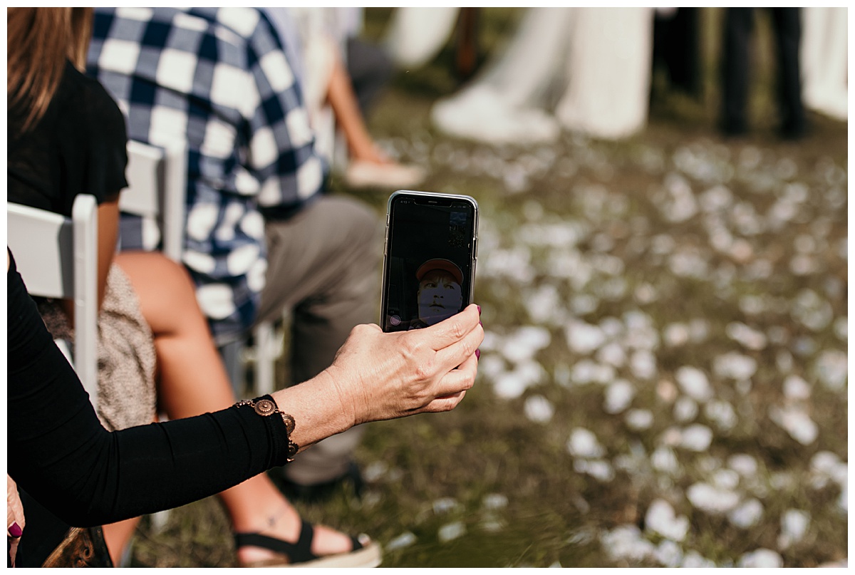 Ceremony at The Emerald Hill, NC Wedding Photographer