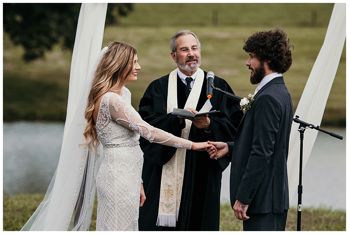 Ceremony at The Emerald Hill, NC Wedding Photographer