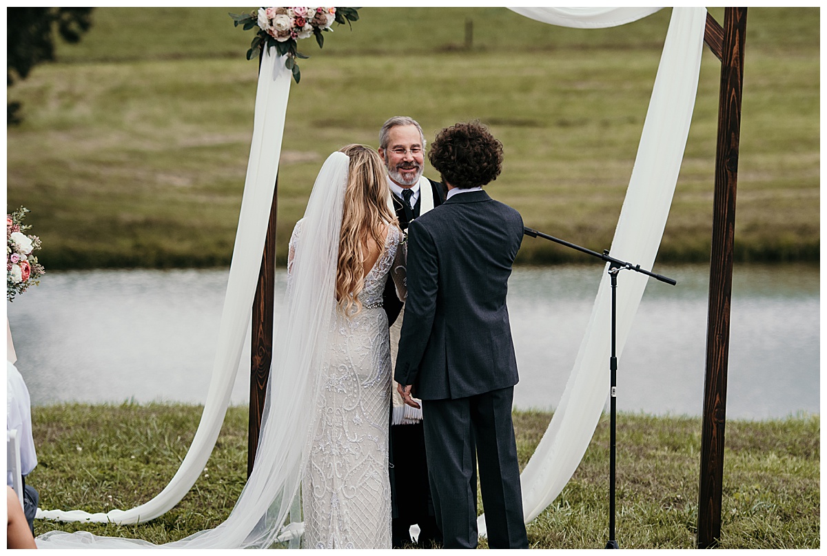 Ceremony at The Emerald Hill, NC Wedding Photographer