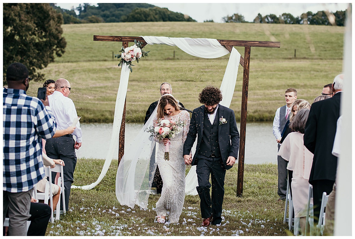 Ceremony at The Emerald Hill, NC Wedding Photographer