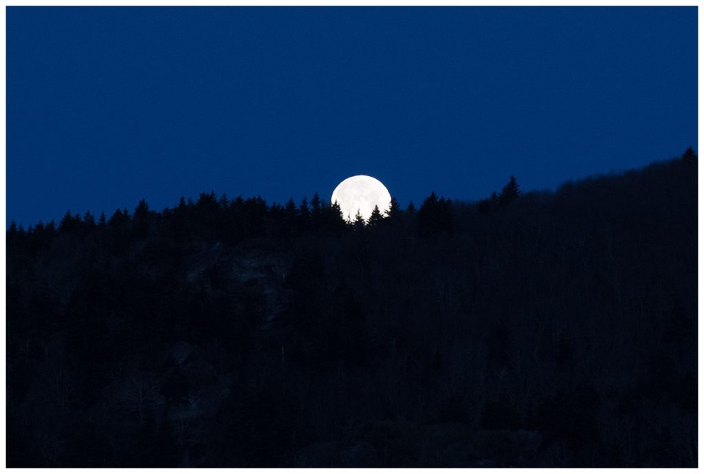 Full Moon at Rough Ridge NC